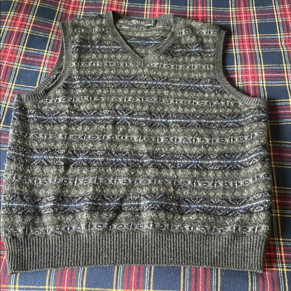 Fair Isle Sweater Vest Polo RL